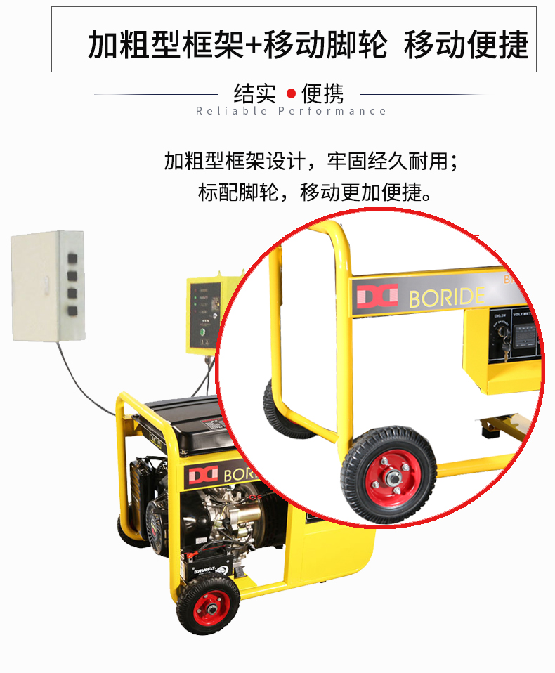 單相7.5kW無(wú)人值守ATS小型汽油發(fā)電機(jī)組特點(diǎn)