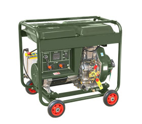 野外訓練配套小型5kw柴油發電機組 DMD6500LE-BD
