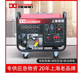 東明單三相8kw小型應急防汛備用汽油發電機組DMDS10000CXD/YJ